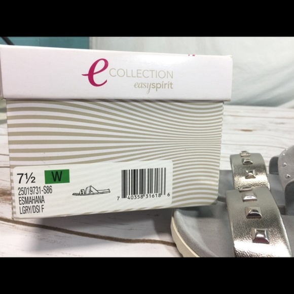 Easy Spirit Strappy Slide Sandals, 7.5 Wide M US - Picture 7 of 8